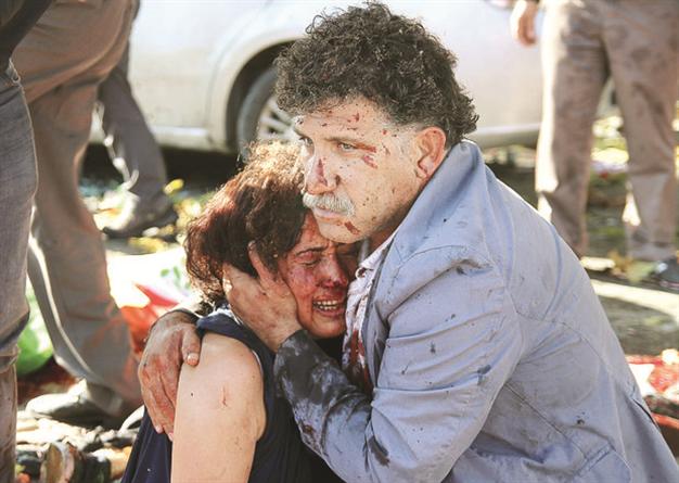 Two suicide bombs leave 97 dead and hundreds injured in Ankara Two suicide bombs leave 97 dead and hundreds injured in Ankara