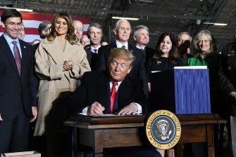 Trump signs defence bill including sanctions against Turkey Trump signs defence bill including sanctions against Turkey